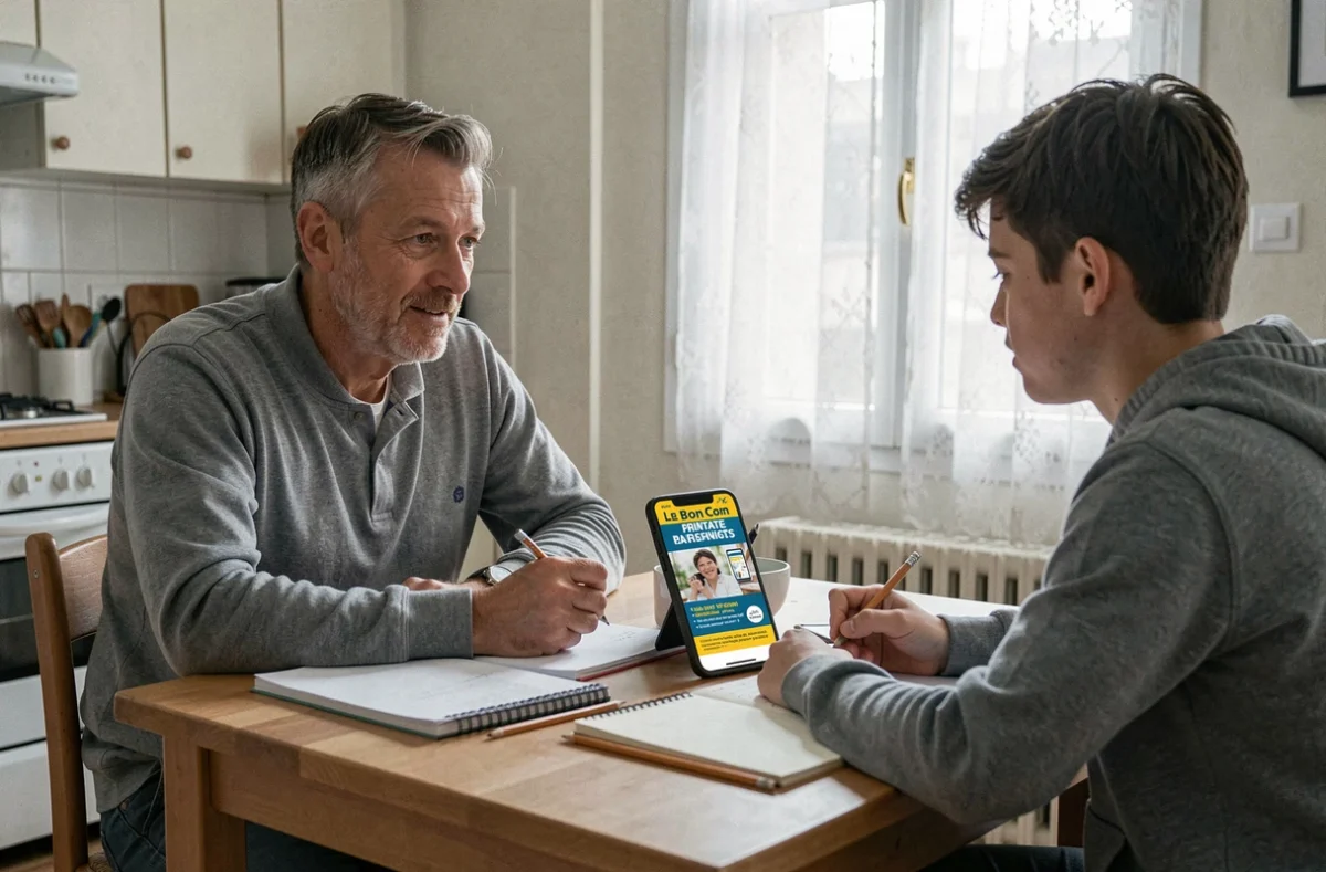 Un particulier propose des cours particuliers via Le Bon Coin dans un appartement ordinaire à Paris